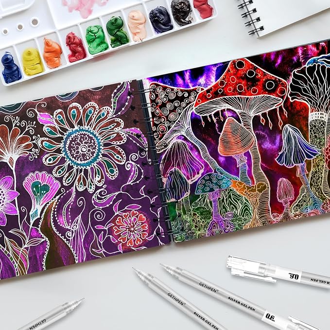 Silver Gel Pens 3-Pack - Image 7