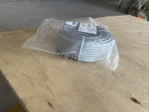 3/16" Wire Rope, 200Ft PVC Coated Steel Cable 7×7 Strand Core, Ideal Cable - Image 9