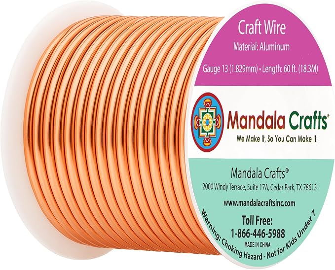 Mandala Crafts 13 Gauge Anodized Aluminum Craft Wire - Image 2