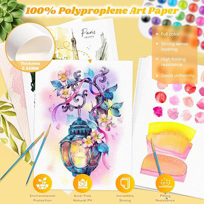 2-Pack 11"x14" Watercolor Paper Pad, Bulk School Teacher Supplies - Image 3