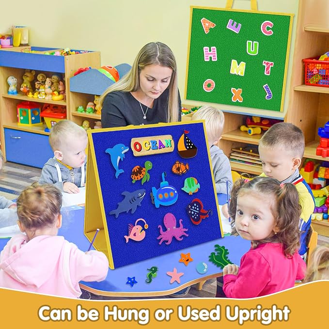 Foldable Felt Board for Toddlers Flannel Board Stories for Preschool Early - Image 7