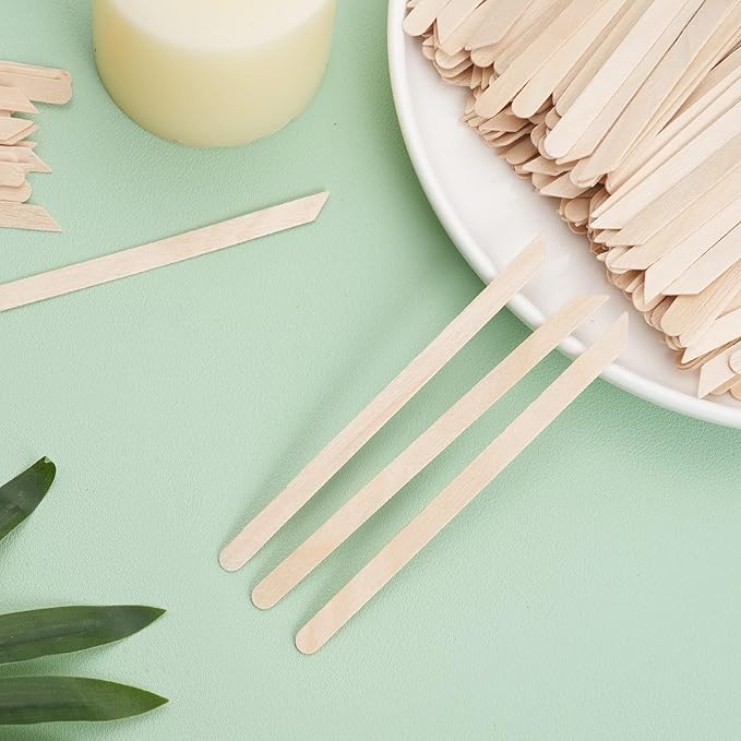 1200Pcs Wooden Wax Sticks Small Waxing Applicator Sticks Wax Spatulas Wood - Image 2