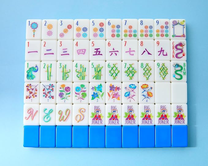 Blossom Mahjong Tiles by Unknown