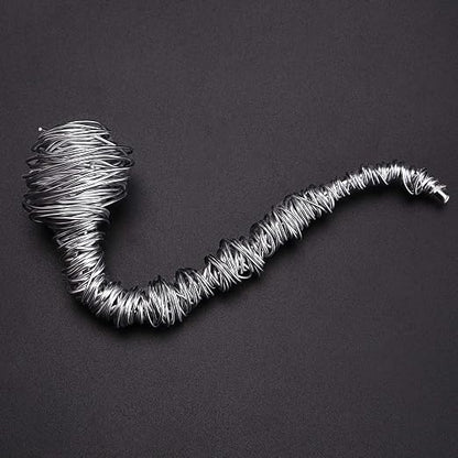 6 Rolls Silvery DIY Craft Art Aluminum Wire, 3mm in Diameter - Image 6