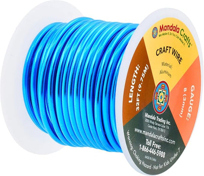 Mandala Crafts 8 Gauge Anodized Aluminum Craft Wire - Image 2