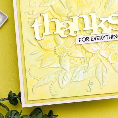 BAOFALI 3D Embossing Folders Daffodil Clear Textured - Image 6