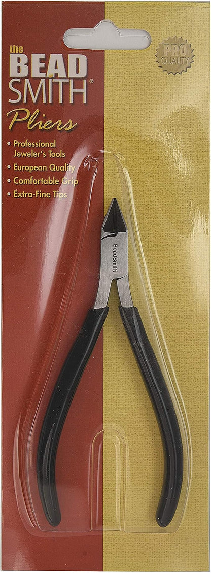 The Beadsmith Side Cutter – Extra Fine Tips – 4.5 inches – PVC Grip Handle - Image 8