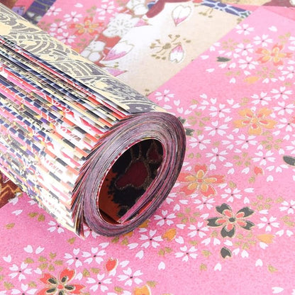 Origami Paper Kit 50 Sheets 6 Inch Square Double Sided Color 10 Vivid Sakura - Image 6