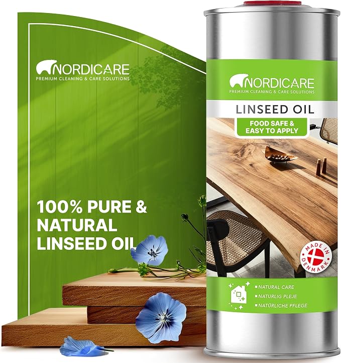 Nordicare Linseed Oil for Wood Protection I Linseed Oil Varnish Wood Oil for - Image 7