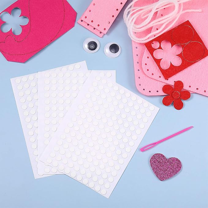 Zonon 3000 Pcs Double Sided Adhesive Dots Clear Glue Point Tape Stickers - Image 5