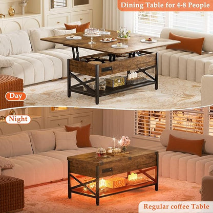Aheaplus Coffee Table Lift Top - Image 7