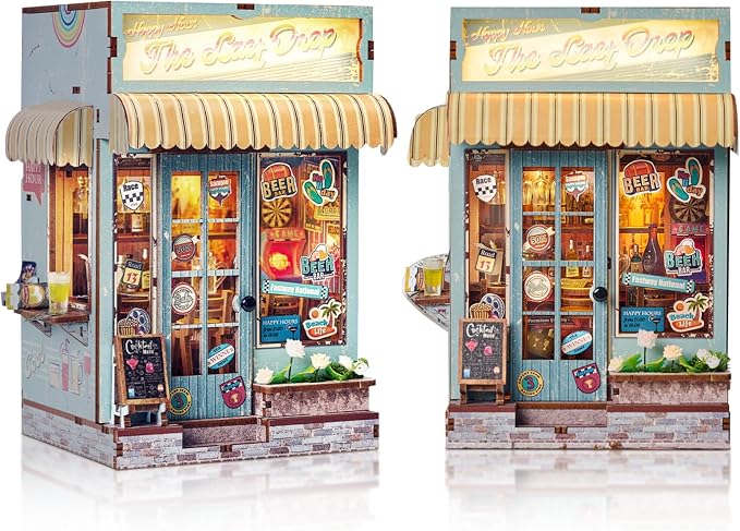 DIY Book Nook Kit, Miniature Dollhouse Bookshelf Insert by MakingLifeFunforCool