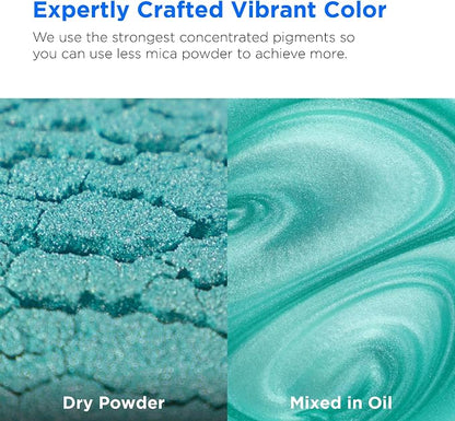 Rolio Premium Blue Mica Powder - Image 3