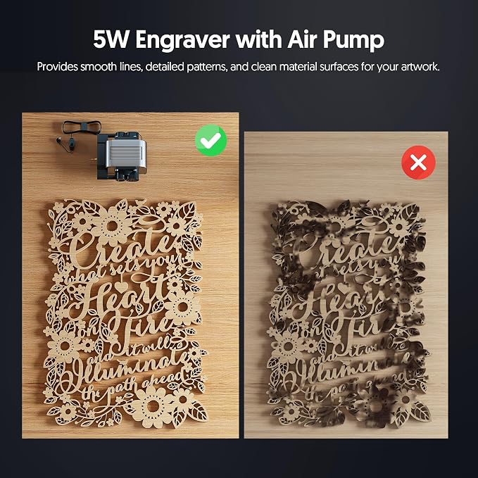 LONGER Laser Engraver Ray5 5000mW Engraver Machine - Image 8