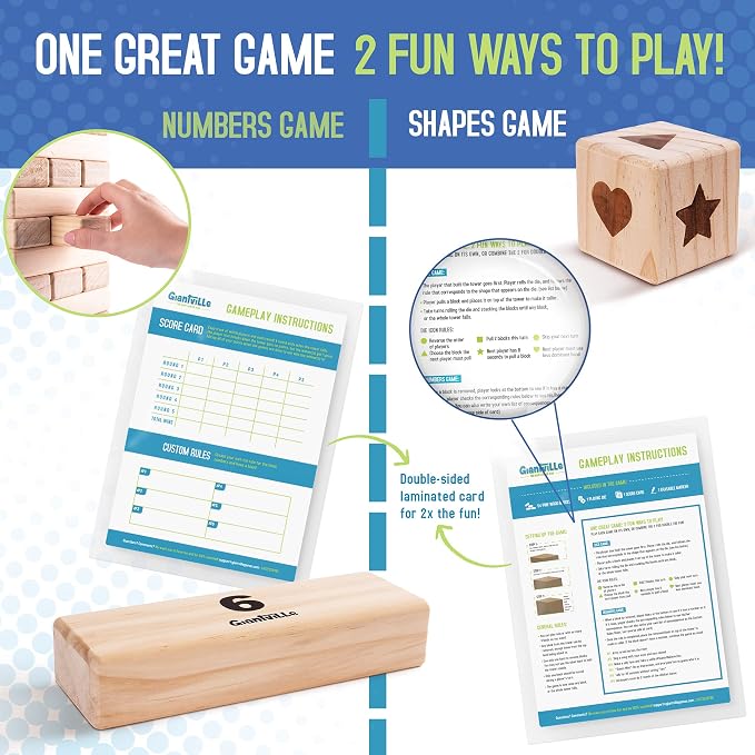 Giantville Giant Tumbling Timber Toy - Image 5