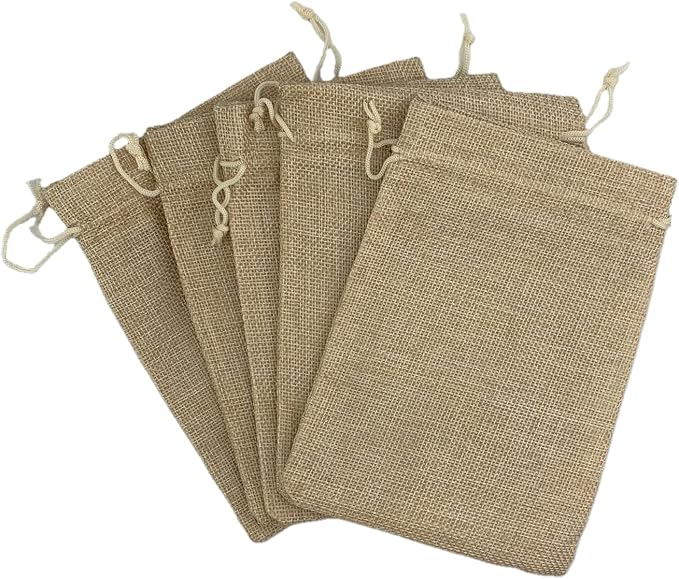 Palmhomee Pack of 25 Burlap Gift Bags - Image 4