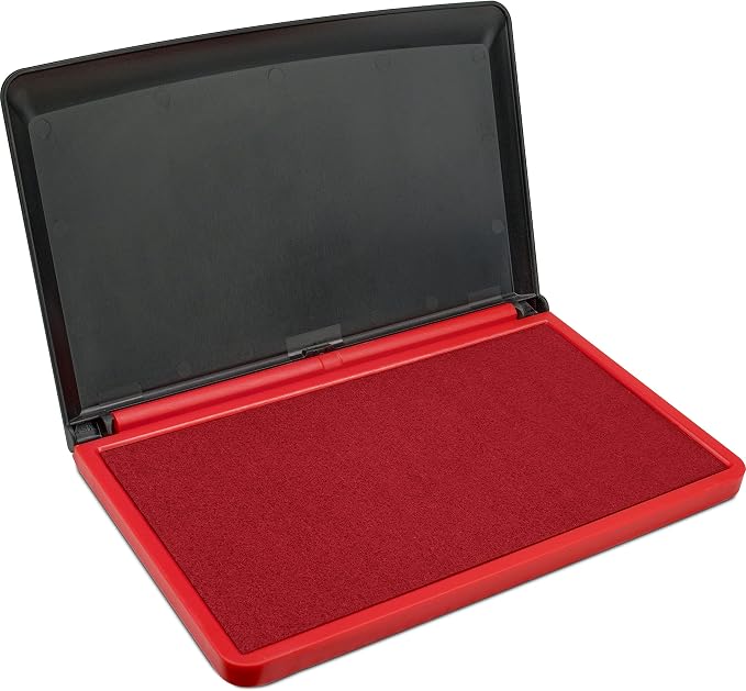 MaxMark Large Premium RED Ink Stamp Pad - Image 2