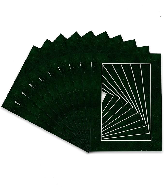 Pack of TEN 11x14 Mats Bevel Cut by Poster+Palooza