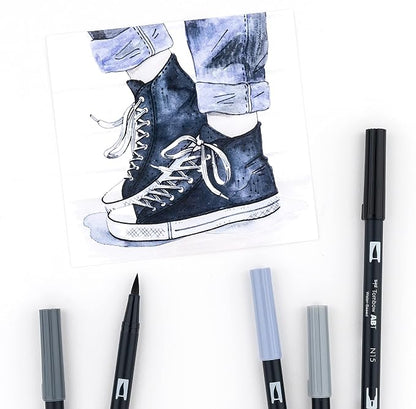 Tombow 56171 Dual Brush Pen Art Markers, Brush and Fine Tip Markers - Image 8