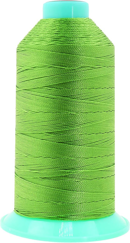 Mandala Crafts Bonded Nylon Thread Apple Green Heavy Duty Sewing Threads by MandalaCrafts