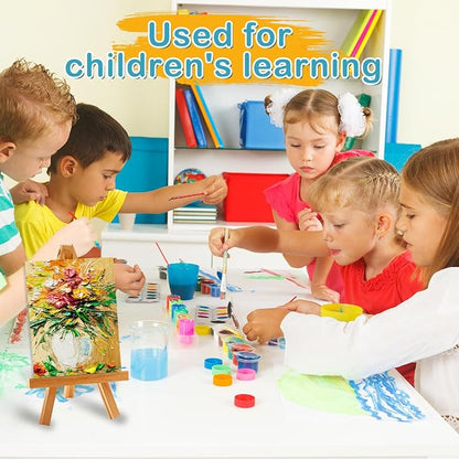 ESRICH 5x7IN Small Canvases for Painting, 12 Pack Mini Canvas Boards Cotton - Image 5