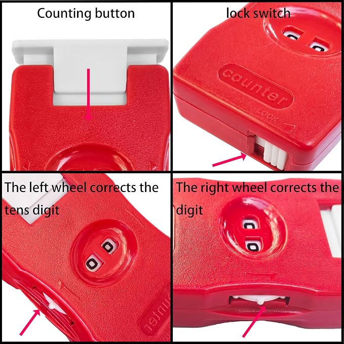 2 Pieces Knitting Counter, Needle Marking Tool, Plastic Knit Counter, Knitting - Image 3