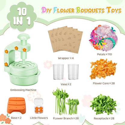 Fabric Flower Bouquets Toys, DIY Craft Kits - Image 2