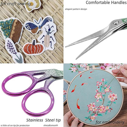 BIHRTC 3.6 Inch Small Crane Precision Detail Scissors Protective Leather Cover - Image 7
