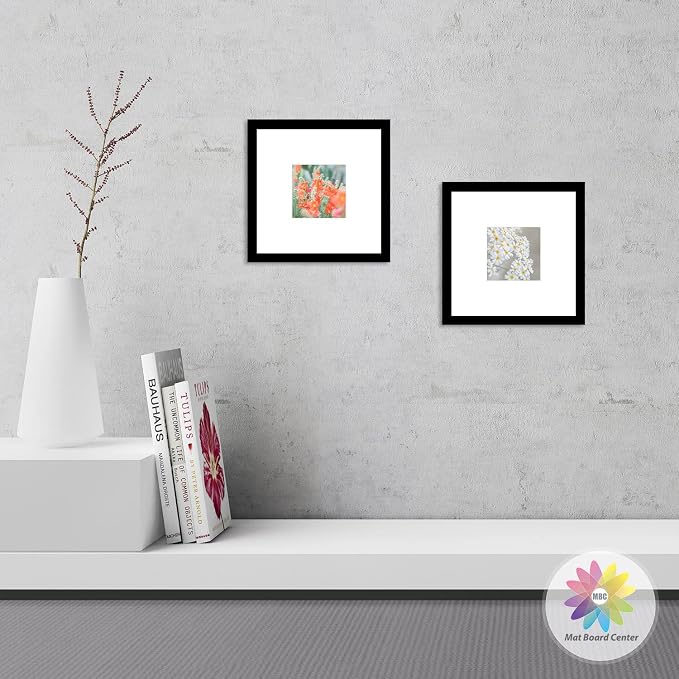 Mat Board Center, 8x8 for 4x4 White Photo Picture Mats - Image 7