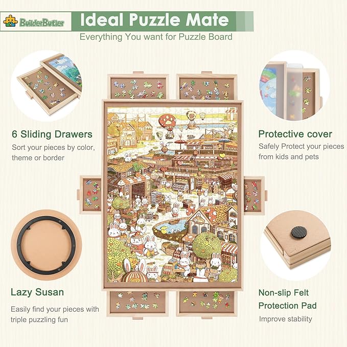 1500 Pieces Rotating Puzzle Board - Image 2