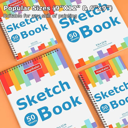 Hapikalor Drawing Pad for Kids, Sketch Pads 50 Sheets, Drawing Paper for Kids - Image 7