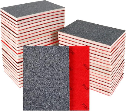24 Pcs Sanding Sponge 80-3000 Grit Sandpaper Assortment, Washable & Reusable by Pukamam