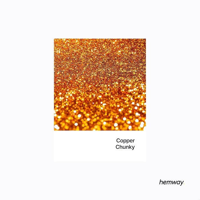 Hemway Polyurethane & Epoxy Resin Glitter 100g / 3.5oz Metallic Crystal Flake - Image 2