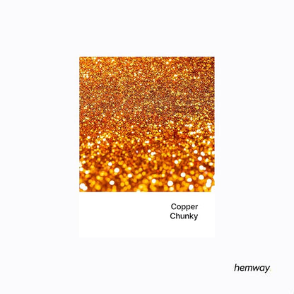 Hemway Polyurethane & Epoxy Resin Glitter 100g / 3.5oz Metallic Crystal Flake - Image 2