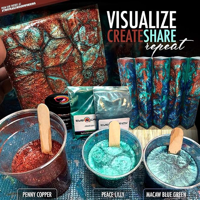 Eye Candy Pigments Premium Copper Mica Powder - Image 4