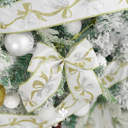 MEEDEE Gold & Silver Christmas Ribbon - Image 5