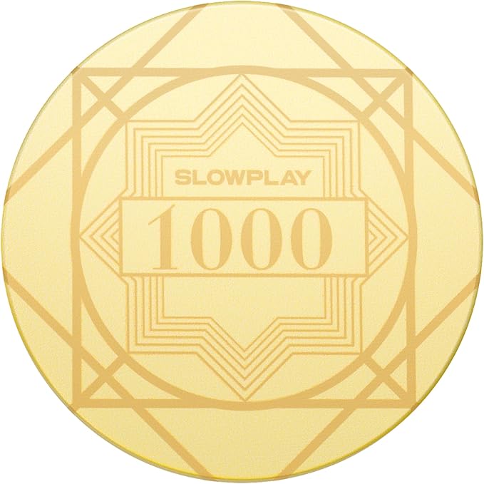 SLOWPLAY Nash Ceramic Poker Chips in Bulk, Casino Grade Ceramic 10-Gram Poker by SLOWPLAY