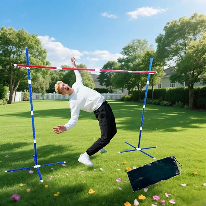 Limbo Game for Kids and Adults, Indoor/Outdoor Limbo Set Party Games Backyard by NUOERSAI