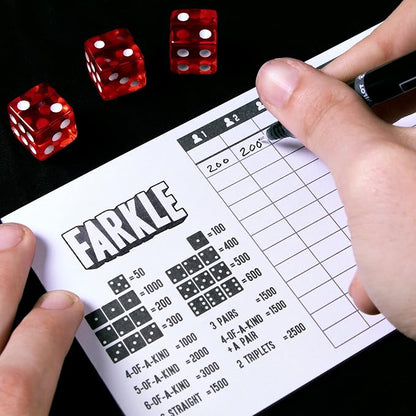Brybelly Farkle Scorecards – Set of 75 Replacement Score Sheets - Image 3