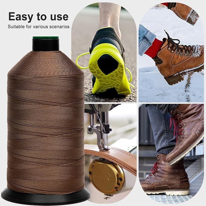 Extra Strong Bonded Nylon Thread #138 Tex135 – 16 OZ, Versatile Stitching - Image 5