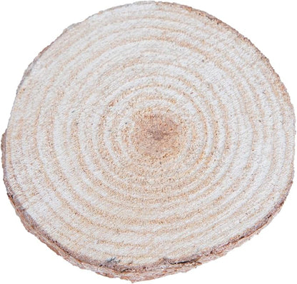 Wood Slices in Mesh Bag for Crafts DIY Projects Rustic Wedding Decorations - Image 6