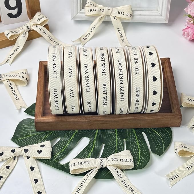 Cotton Herringbone Ribbon - Image 7