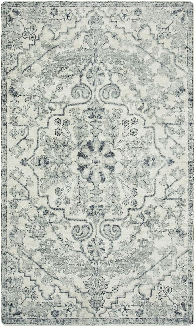 Lahome Bohemian Floral Medallion Area Rug - Image 9
