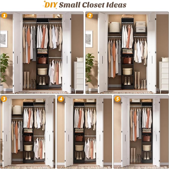 48" Small Closet Organizer, 4FT Small Closet System - Image 7