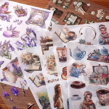 Scrapbook Reading Stickers 20 Sheets 240 Pre-Cut Washi Stickers - Image 7