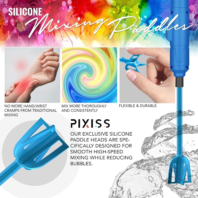 Epoxy Resin Mixer Silicone Paddles - Image 5