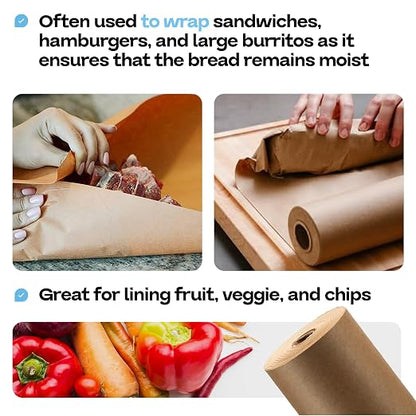 Brown Freezer Paper Roll 36" x 1800" - Image 4