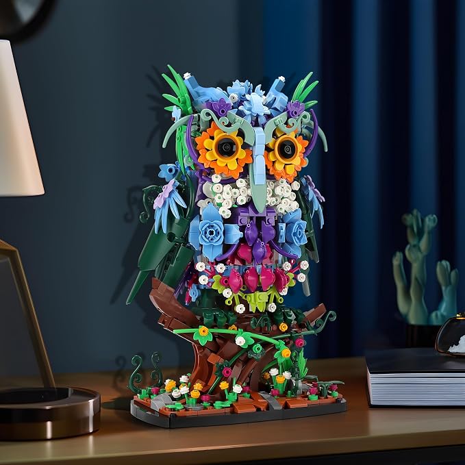JOJO&Peach Floral Owl Toy Building Sets - Image 5