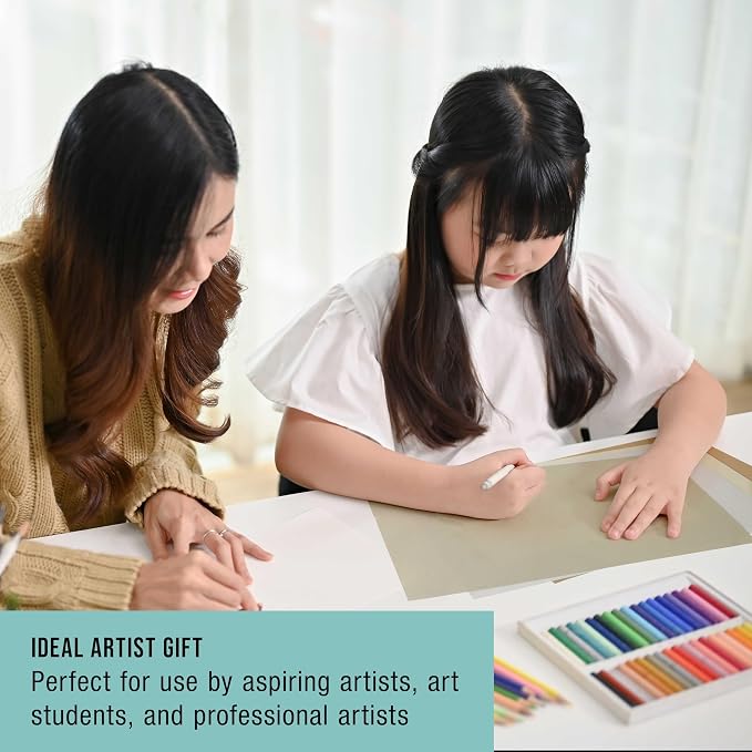 U.S. Art Supply 9" x 12" Pastel Paper Pad: 2 Pack, 4 Neutral Toned Colors - Image 5