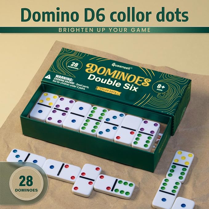 Queensell Dominos Set for Adults - Image 2